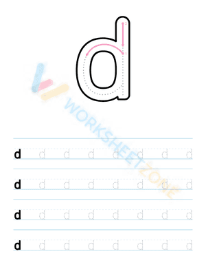 Lowercase letter D
