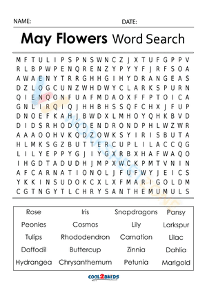 may word search printable 5