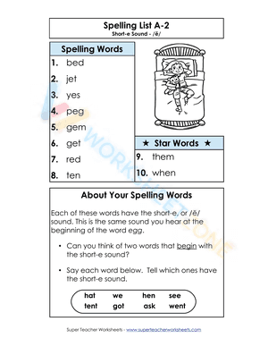 spelling worksheets 11