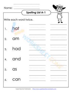 spelling worksheets 8