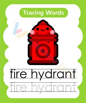 Trace the letter: Fire
