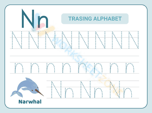 Tracing letter N