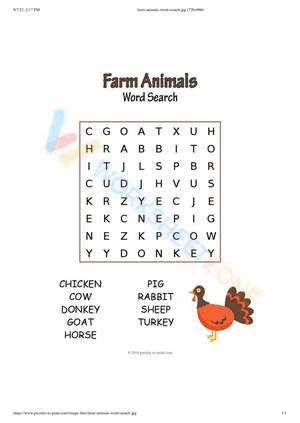 word search for 1st graders 7