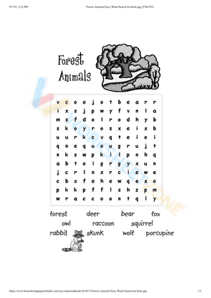 word search for 1st graders 9