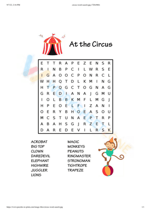 word search for 3rd graders 1