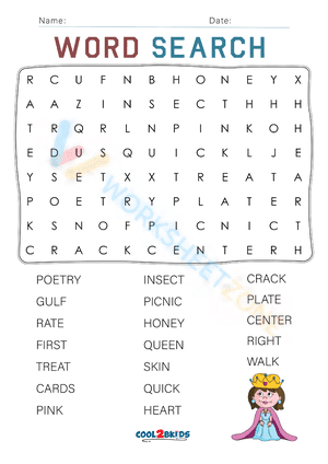 word search for 3rd graders 10