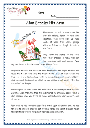 Alan Breaks His Arm