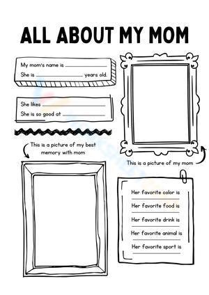 All About My Mom - Worksheet