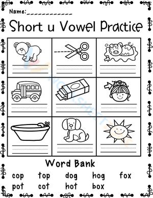 Short vowels 3