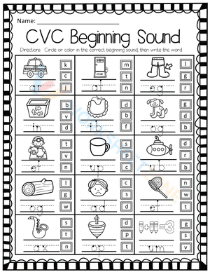 CVC beginning sound