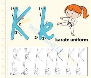 K is for Karate Uniform