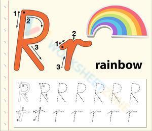 R is for Rainbow