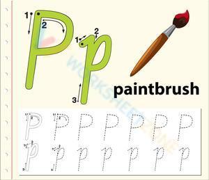 P is for Paintbrush
