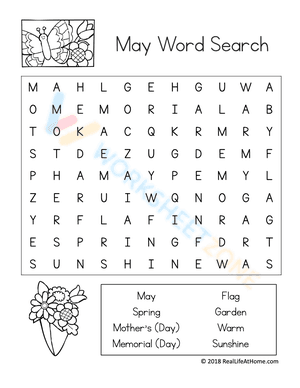 May Word Search 1