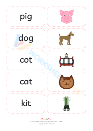 Picture word matching 4