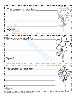 worksheet mother's day 5