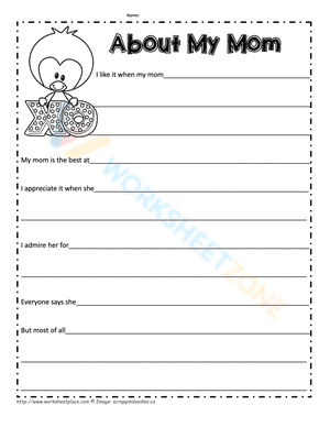 worksheet mother's day 7