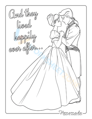 Cinderella princess and charming prince