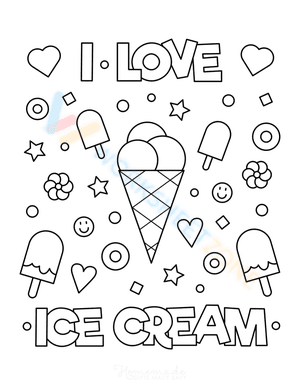 I love ice cream