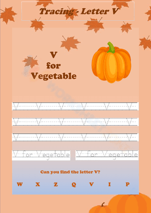 V is for Vegetable