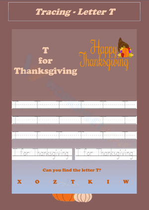 T is for Thanksgiving