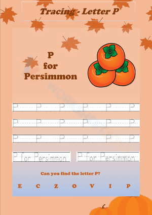 P is for Persimmon