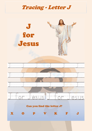 J is for Jesus
