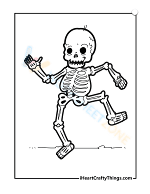 Playful skeleton