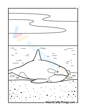 Lazy lovely whale