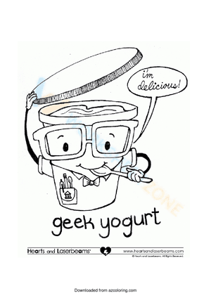 Cute Geek Yogurt