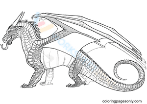 Dragon coloring 