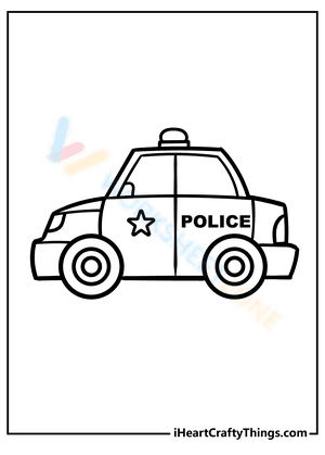 Cool police car