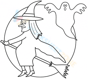The witch and a ghost
