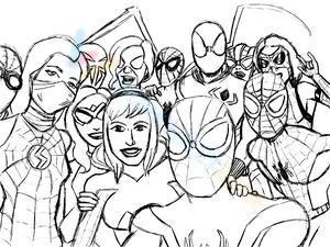 Miles Morales and the superheroes