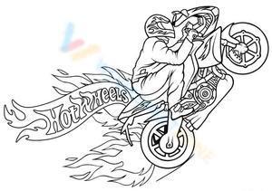 Fast Hot Wheels Motorcycle