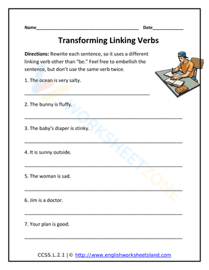 Transforming Linking Verbs