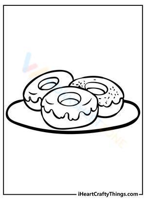 A plate of Donut