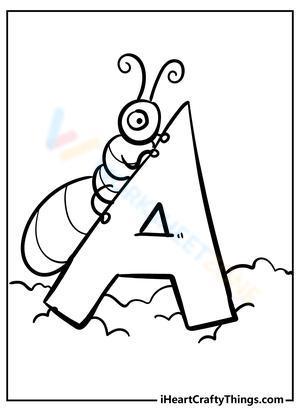 Letter A and the Insect