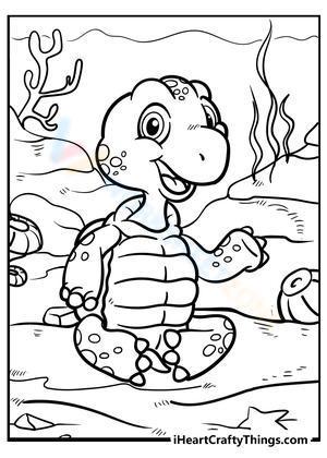 Cheerful turtle