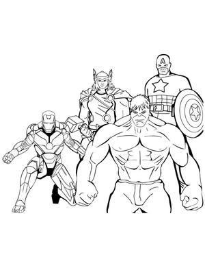 Iron man and his superhero friends
