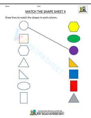 Match the shape sheet 1