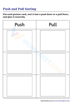 Push and pull sorting