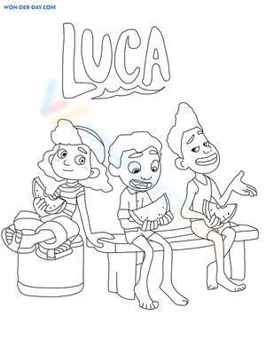 Luca and his friends