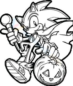 Sonic with Halloween