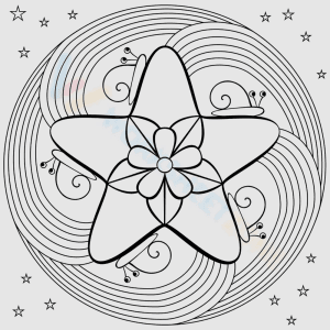 Mandala with star