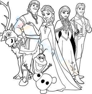 Characters in Frozen