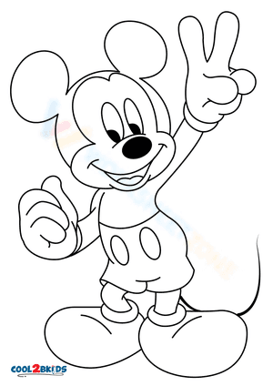 Mickey Saying "Hi"