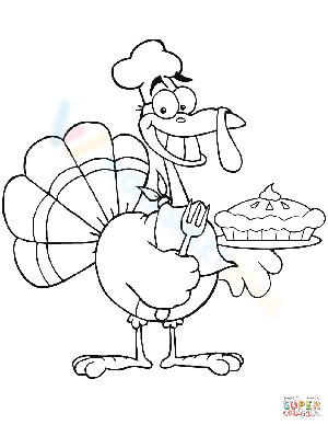 Happy Turkey Chef