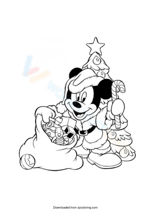 Santa Mickey