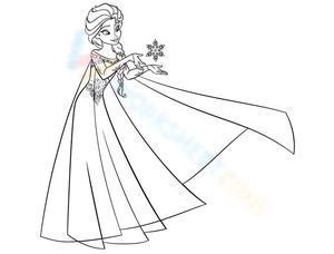 Elsa with Snowflake